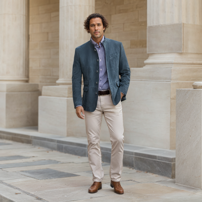 Adrien™ - Veste en daim premium