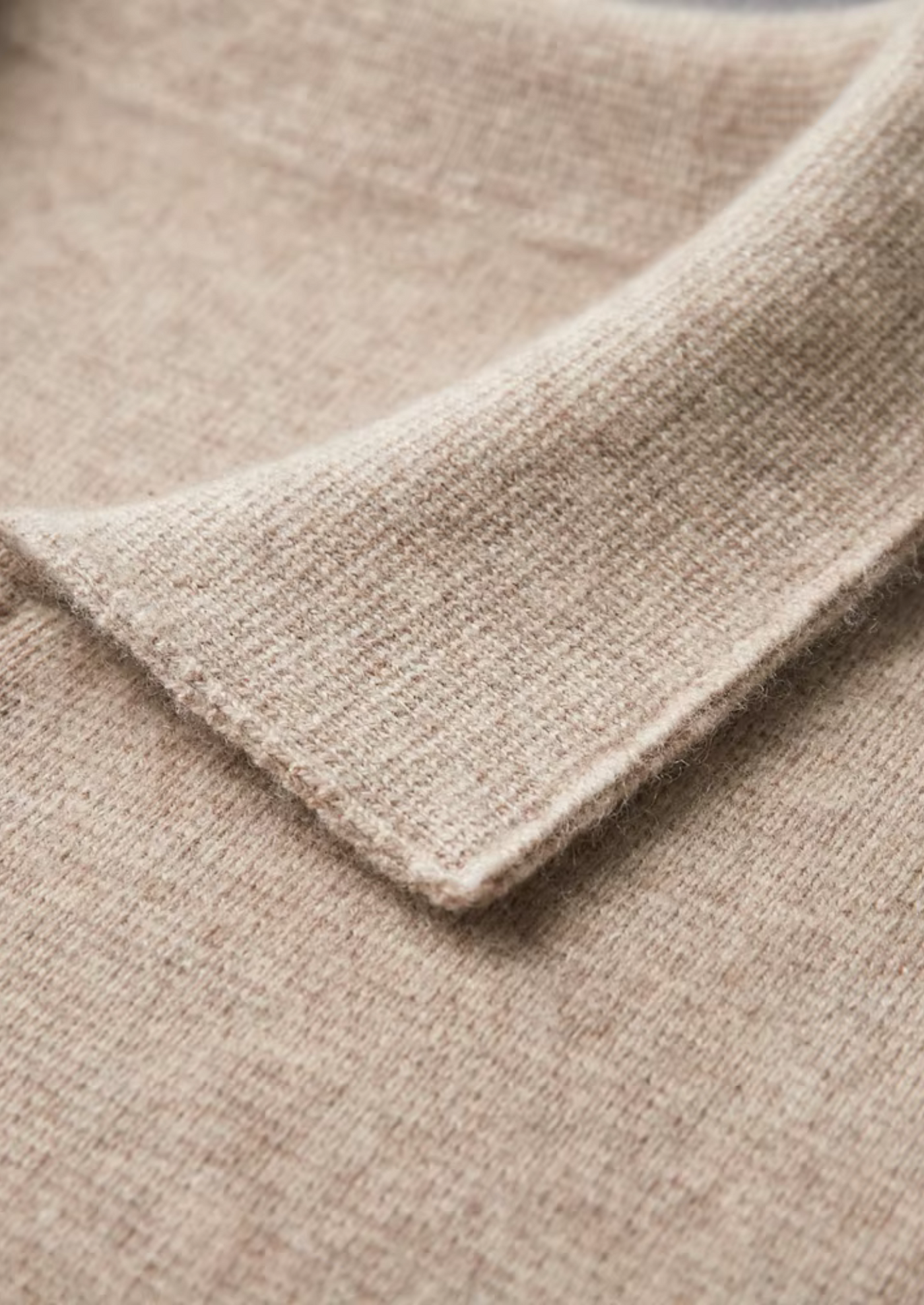 Théo™ - Polo Cardigan en Laine Mérinos Extra-Fine à Fermeture Éclair