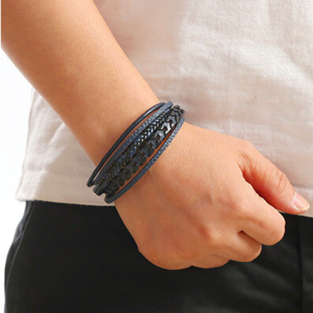 Antoine™ - Bracelet en cuir de luxe pour homme