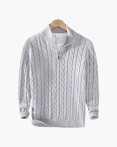 Louis™ – Pull Demi-Zip en Coton Premium