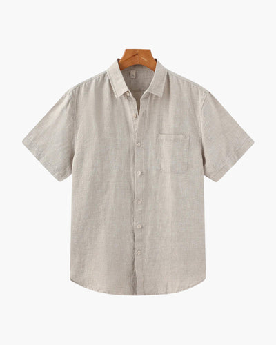 Maxence™ - Chemise en Lin à Manches Courtes