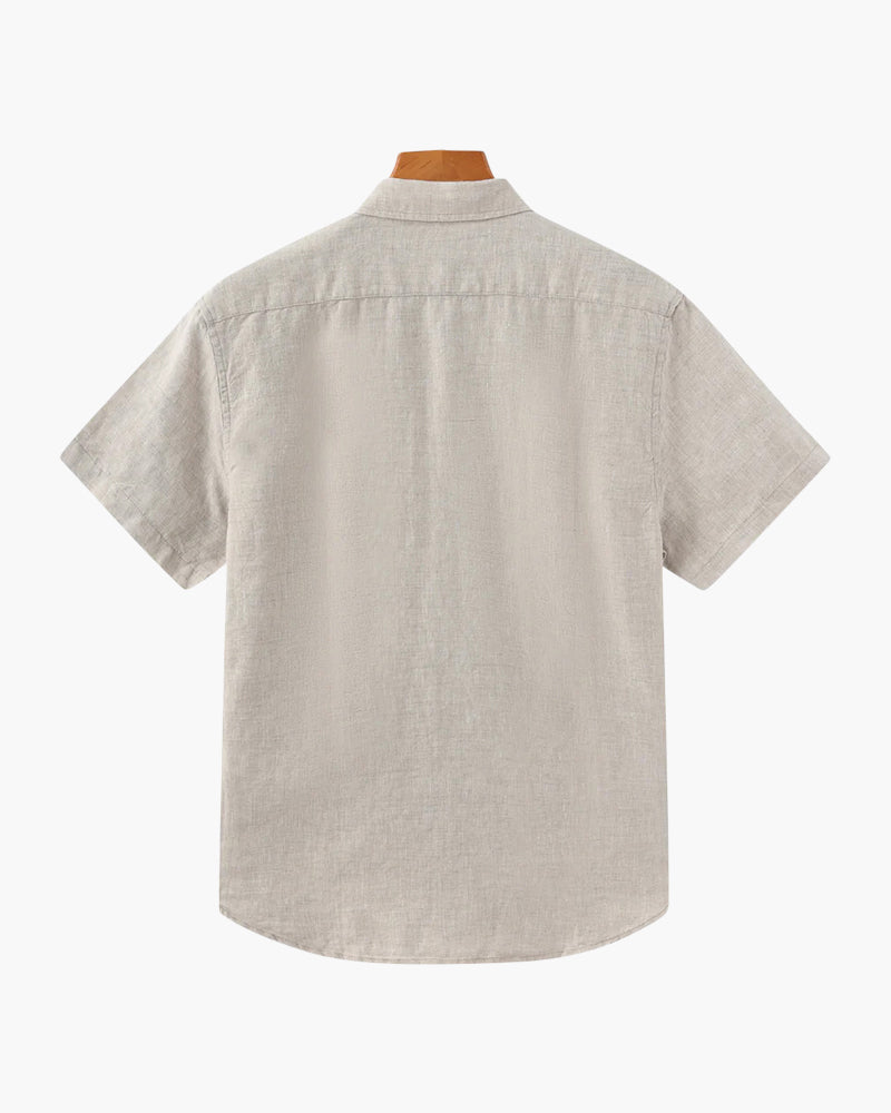 Maxence™ - Chemise en Lin à Manches Courtes