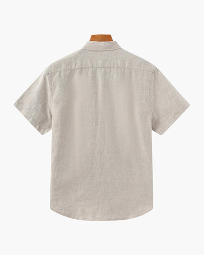 Maxence™ - Chemise en Lin à Manches Courtes
