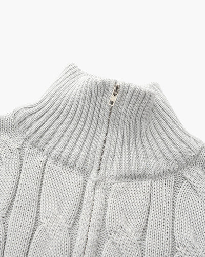 Louis™ – Pull Demi-Zip en Coton Premium