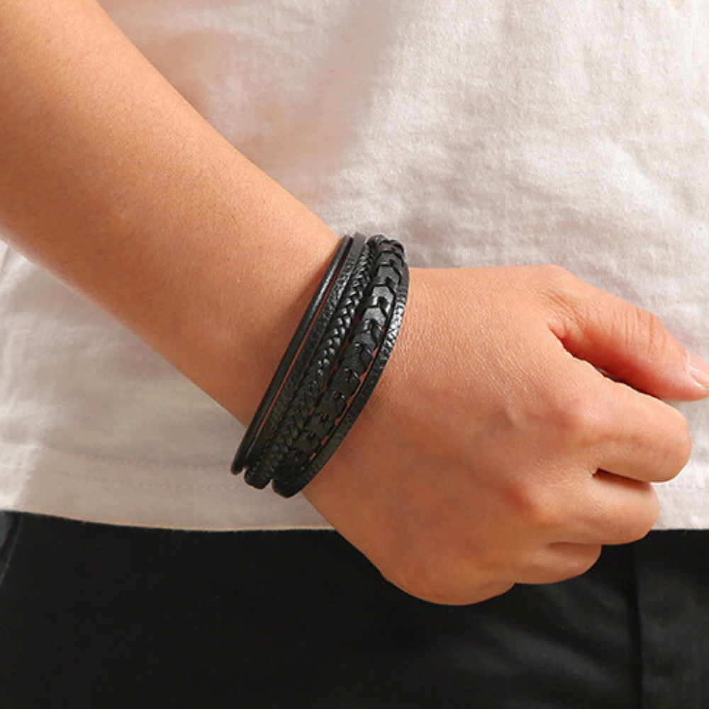 Antoine™ - Bracelet en cuir de luxe pour homme