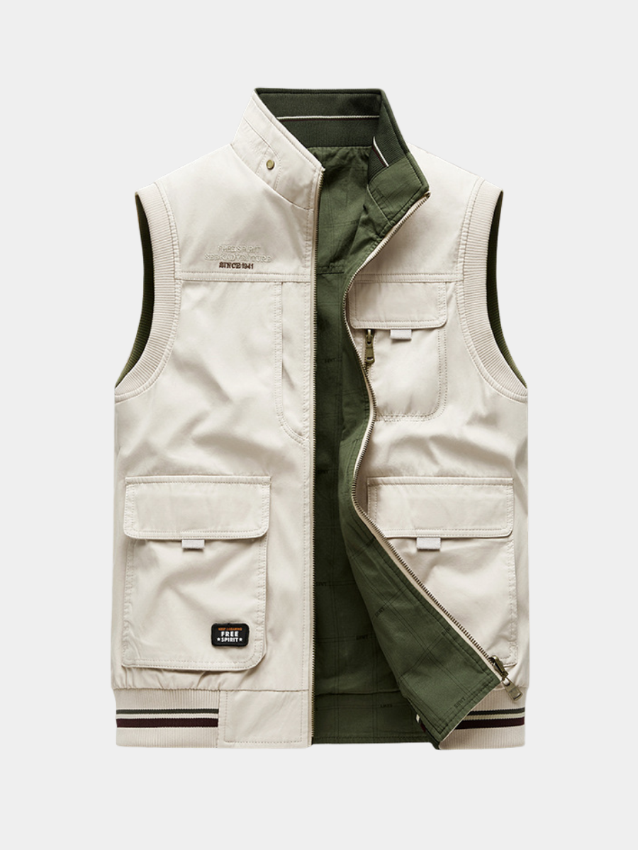 Mathis™ - Gilet sans manches en coton premium