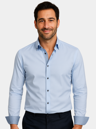 Clément™ - Chemise légère à finitions contrastées