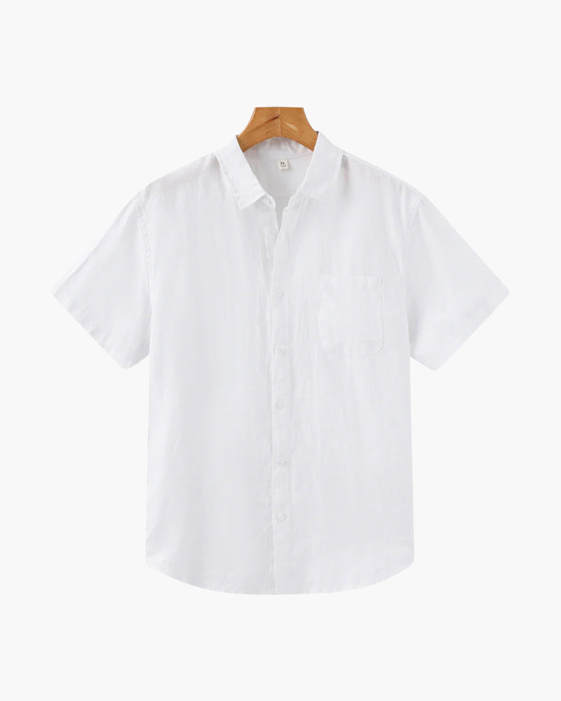 Maxence™ - Chemise en Lin à Manches Courtes
