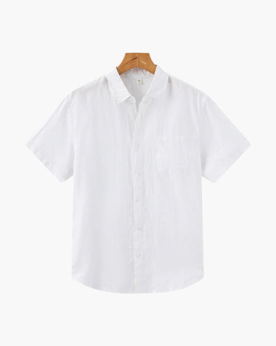 Maxence™ - Chemise en Lin à Manches Courtes