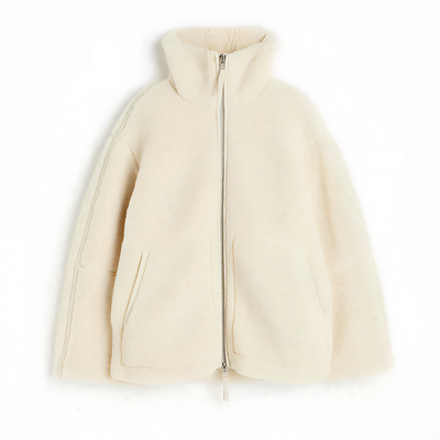 Zoé - Veste en polaire teddy