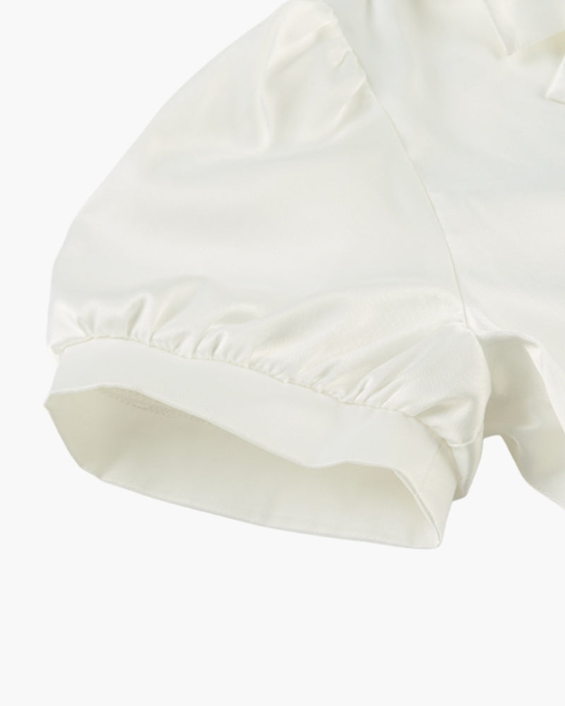 Élodie™ - Ensemble “Pearl” en Satin Lumineux