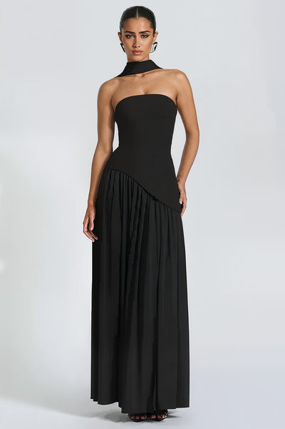 Amélie™ - Robe longue élégante avec fente latérale