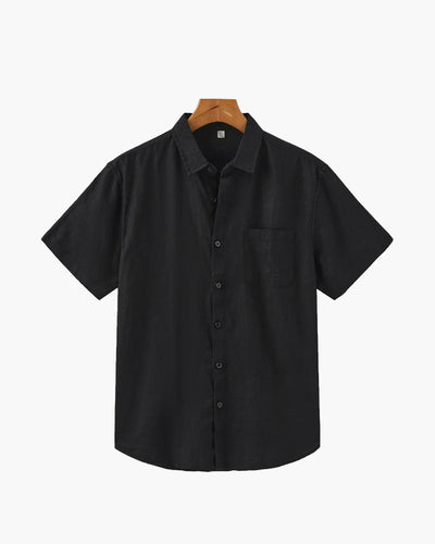 Maxence™ - Chemise en Lin à Manches Courtes