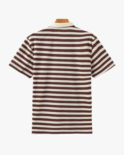 Matéo™ - Polo à Rayures Texturées