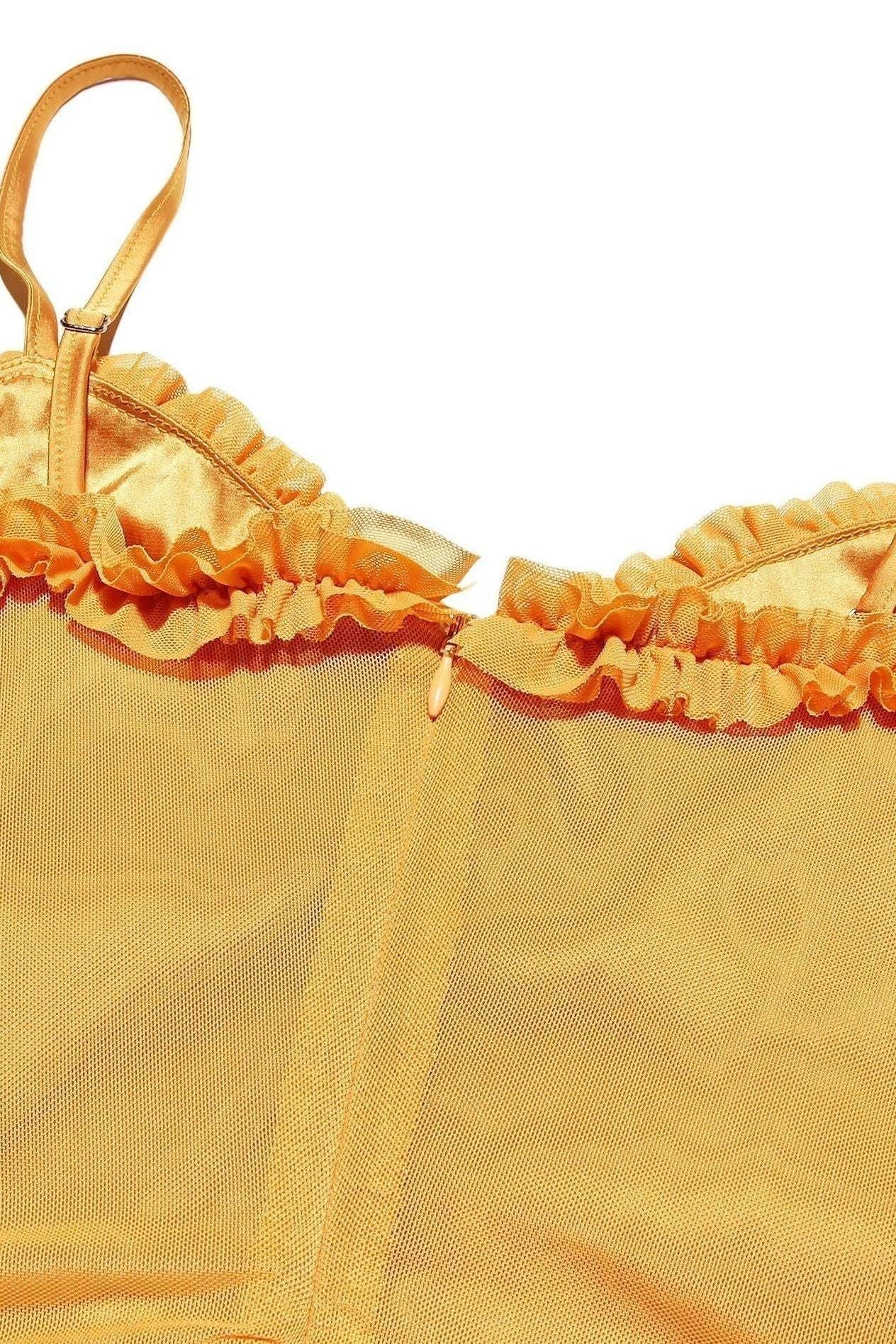 Éléna™ - Robe longue à volants et drapé élégant