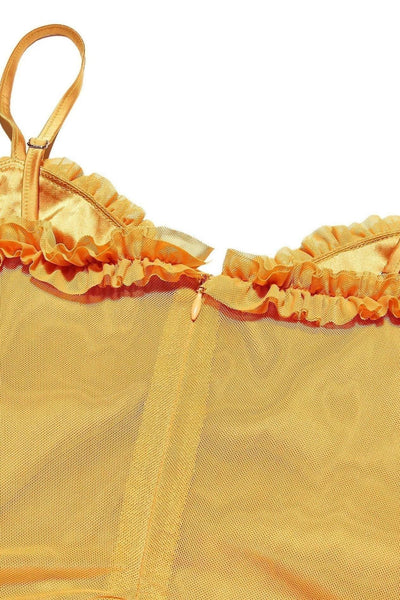 Éléna™ - Robe longue à volants et drapé élégant