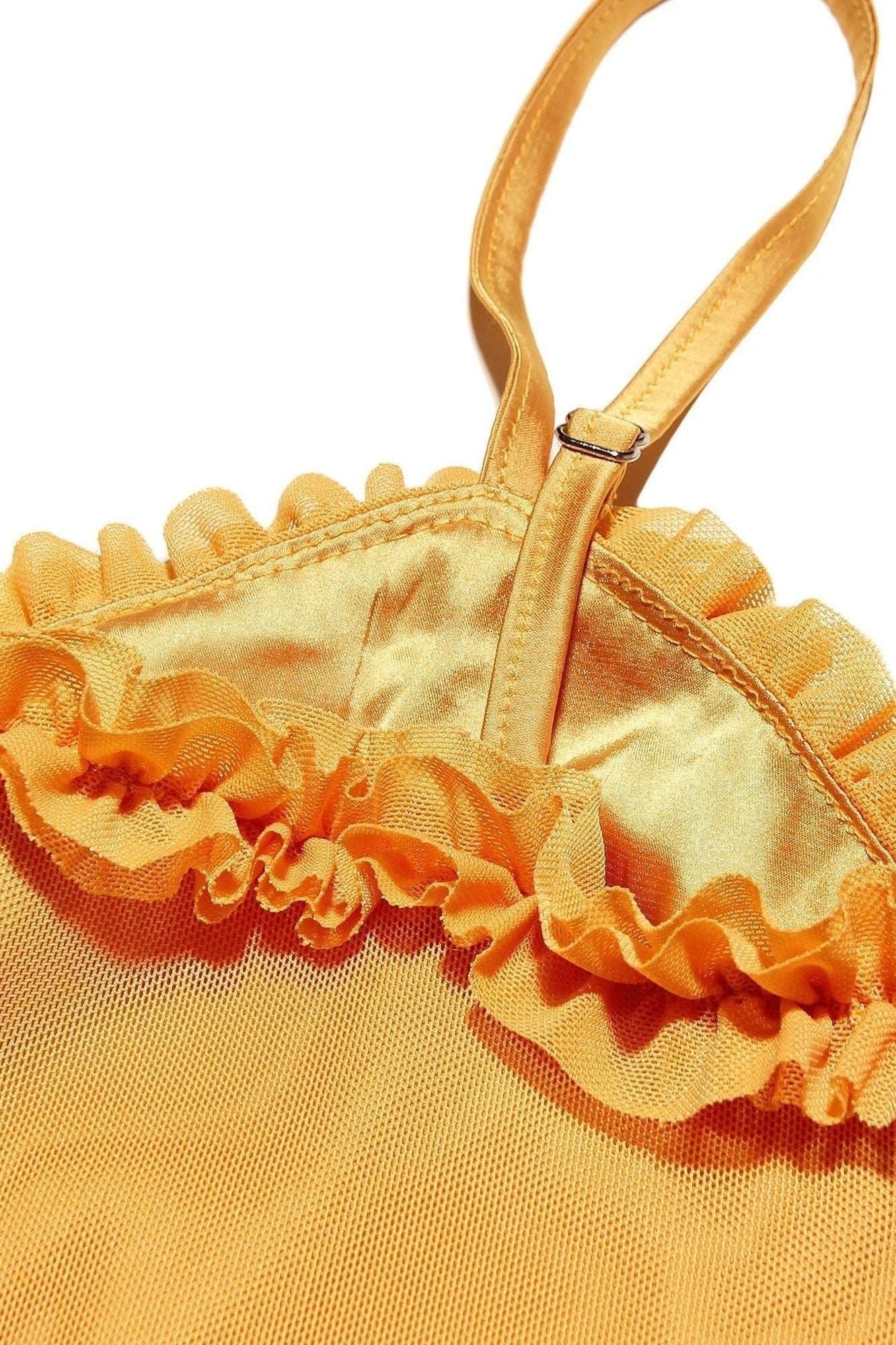 Éléna™ - Robe longue à volants et drapé élégant