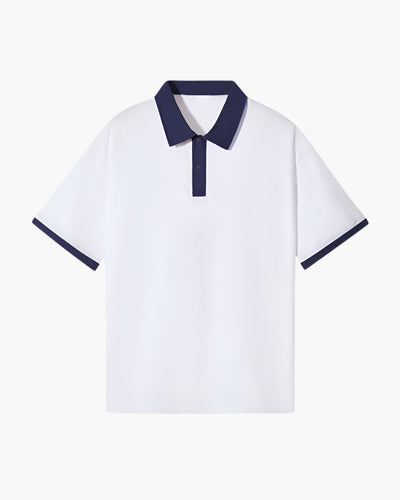Léo™ - Polo “Como” à Col Contrasté