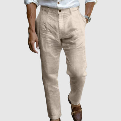 Nicolas™ - Pantalon Élégant Effet Lin