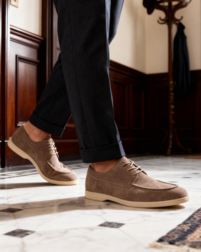 Maxime™ – Chaussures à Lacets en Suède Premium