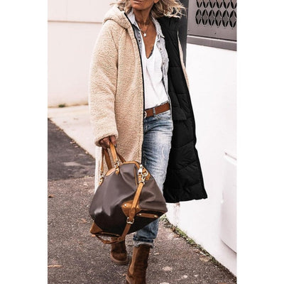 Sophia™ – Manteau Réversible Élégant et Confortable