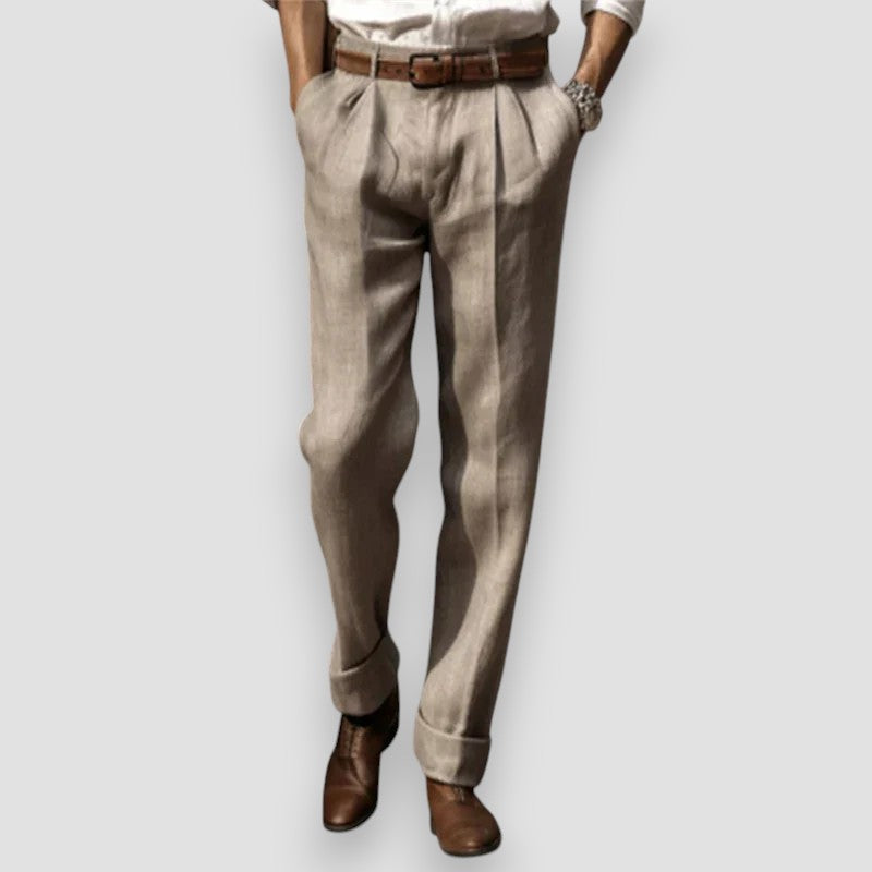 Léonard™ - Pantalon en Lin Classique