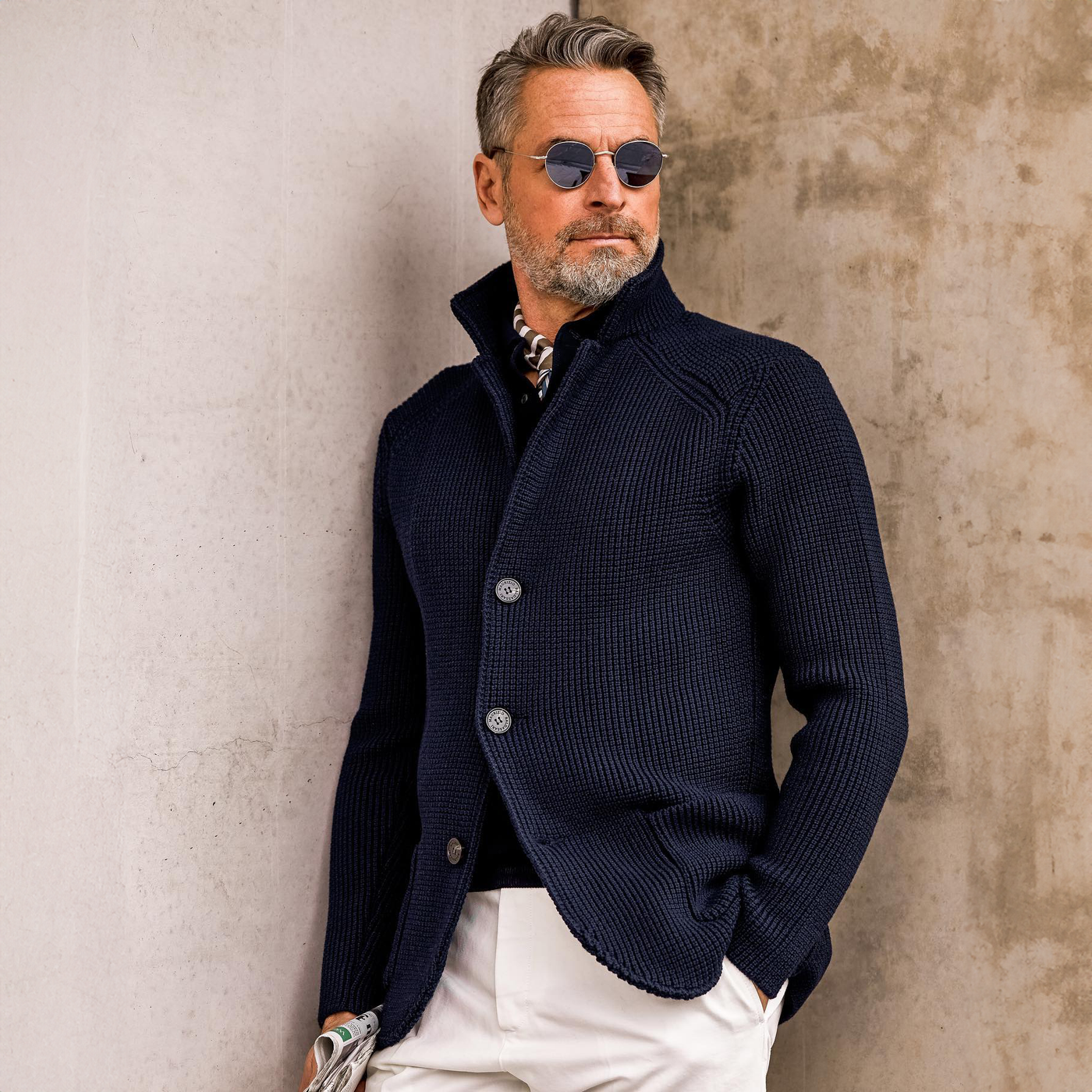 Antoine™ - Cardigan en Maille Intemporelle