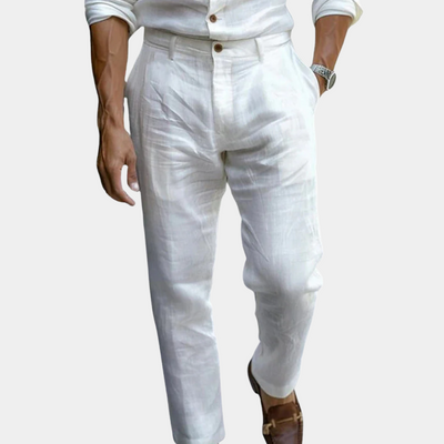 Nicolas™ - Pantalon Élégant Effet Lin