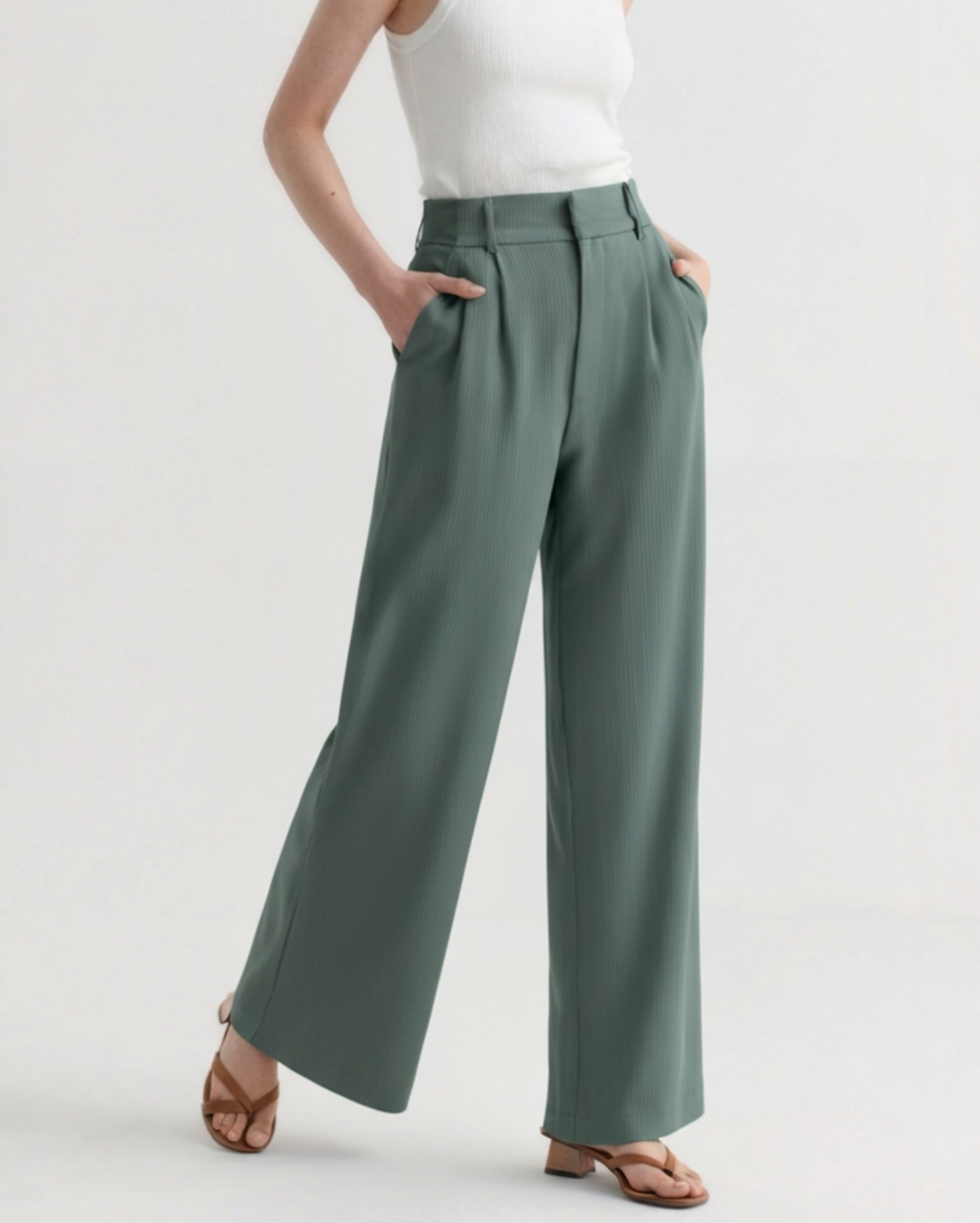 Sophie™ – Pantalon Évasé Élégant