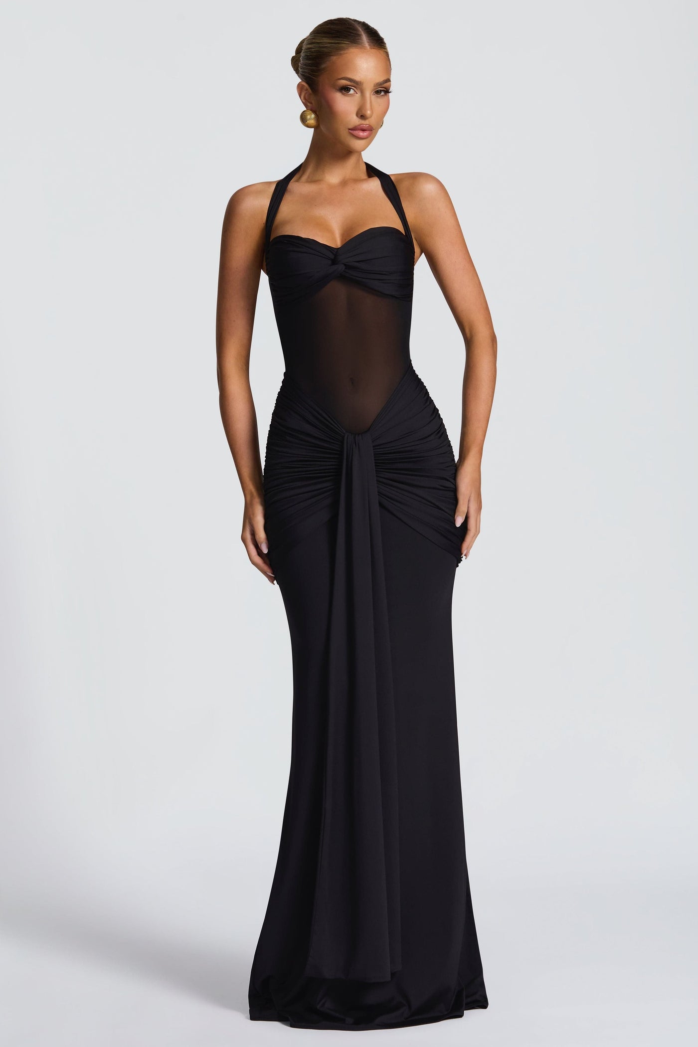 Ariana™ - Robe longue élégante à col halter
